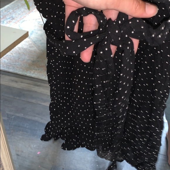 Black and white polka dot romper - Picture 4 of 4